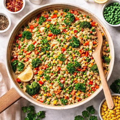 Image of Easy Vegetable Rice Medley