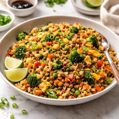 Image of Easy Vegetarian Fried Rice