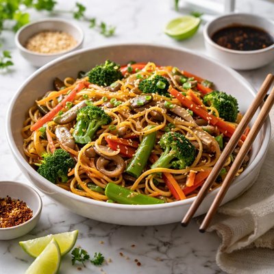 Image of Easy Veggie Lo Mein