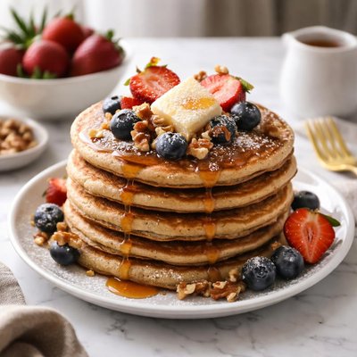Image of Easy Whole Wheat Pancakes