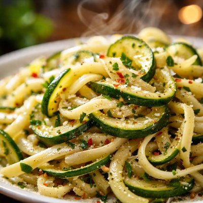 Image of Easy Zucchini Fettuccine