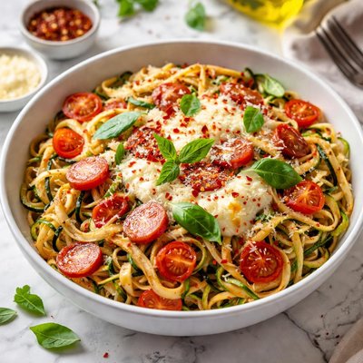 Image of Eat Until Your Skinny Zucchini Pizza Pasta