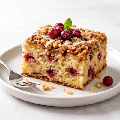 Image of Eating Well Cranberry Apple Coffee Cake