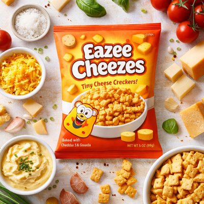 Image of Eazee Cheezes Tiny Cheese Crackers