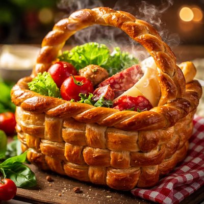 Image of Edible Picnic Basket Bread Machine