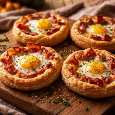 Image of Egg and Bacon Tarts
