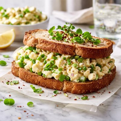 Image of Egg and Green Pepper Salad Sandwich