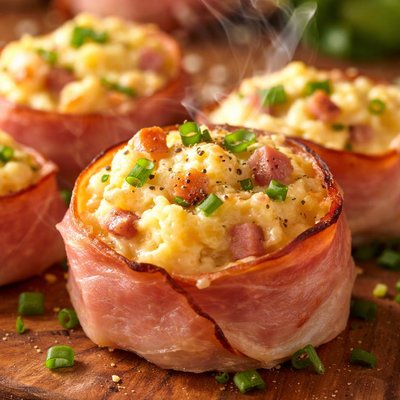 Image of Egg and Ham Breakfast Rolls