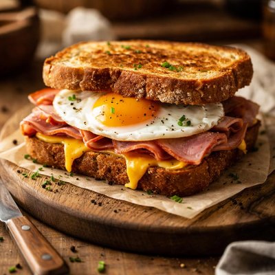 Image of Egg and Ham Sandwich England