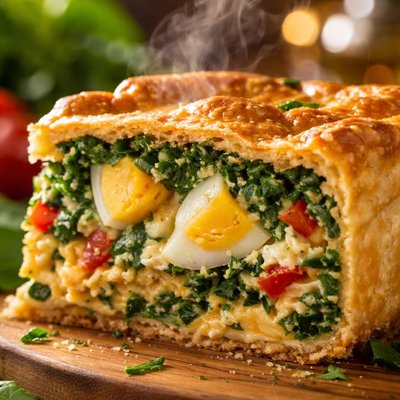 Image of Egg and Vegetable Pie