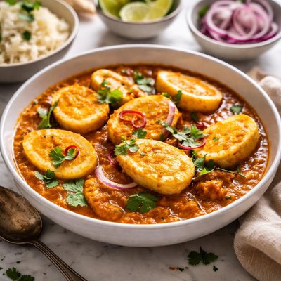 Image of Curry de huevo sin lácteos