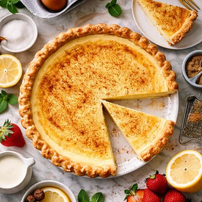 Image of Egg Custard Pie