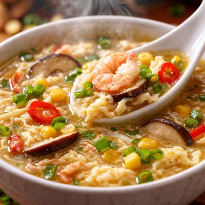 Image of Egg Drop Soup with a Twist