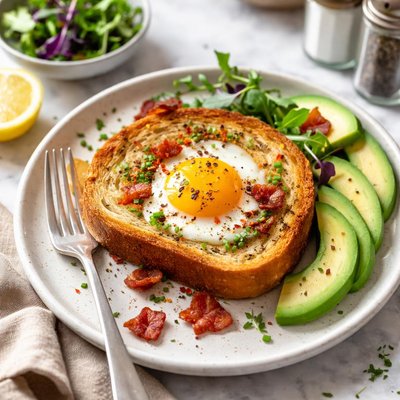 Image of Vegan Egg in a Basket