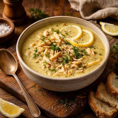 Image of Egg Lemon Soup Avgolemono