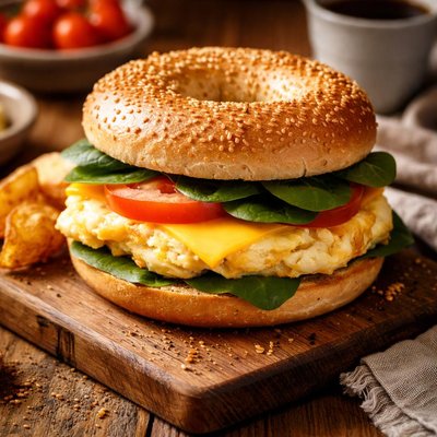 Image of Egg Mc Bagel Vegetarian