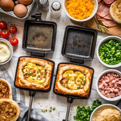 Image of Egg Mcmuffin Pie Camp Irons