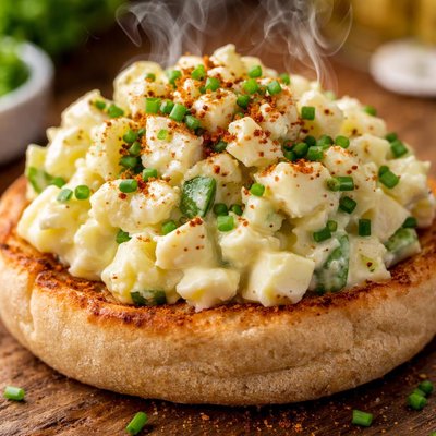 Image of Egg Salad on English Muffin