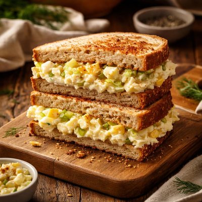 Image of Egg Salad Sandwich Diabetic