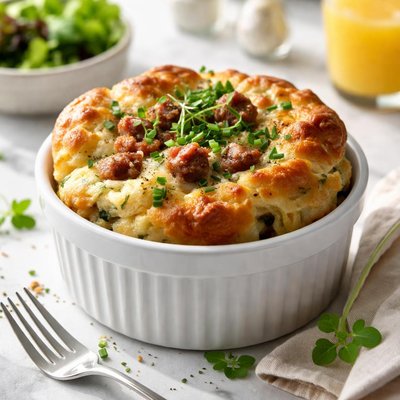 Image of Egg Sausage Souffle