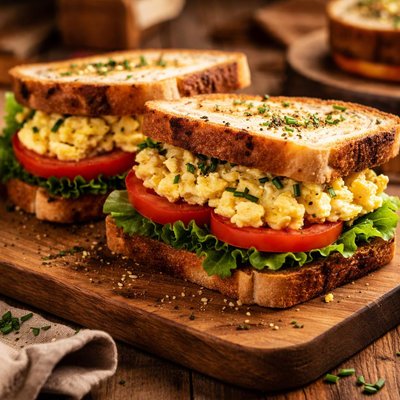 Image of Egg Tomato Sandwich