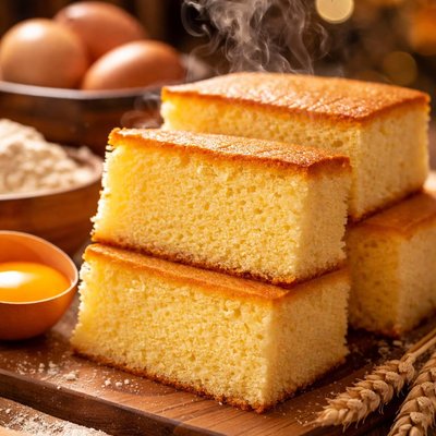 Image of Egg Yolk Sponge Cake