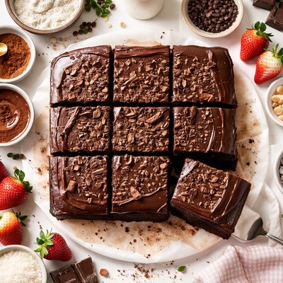 Image of Eggless Moist Chocolate Cake