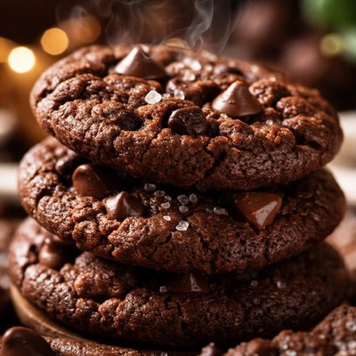 Image of Eggless Quick Chocolate Crisps