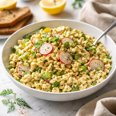 Image of Eggless Salad Vegan or Vegetarian