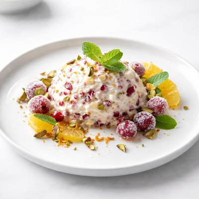 Image of Eggnog Cranberry Salad