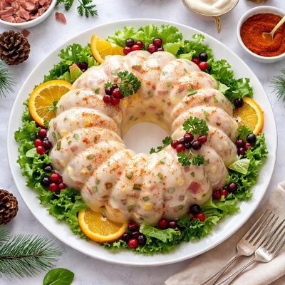 Image of Eggnog Salad Mold