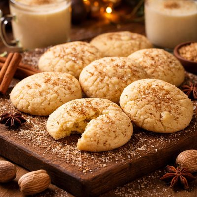 Image of Eggnog Sparkle Cookies