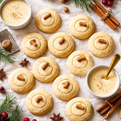 Image of Eggnog Thumbprints