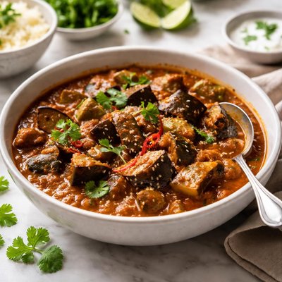 Image of Eggplant Aubergine Curry