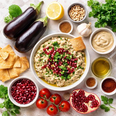 Image of Eggplant Aubergine Dressing