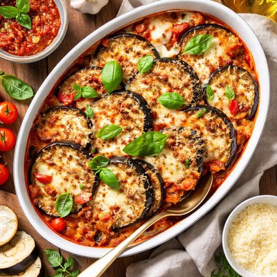 Image of Eggplant Aubergine Gratin