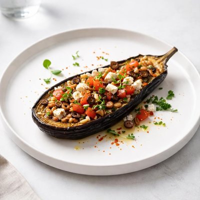 Image of Eggplant Aubergine Mediterranean Style