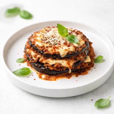 Image of Eggplant Aubergine Parmesan Easy
