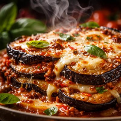 Image of Eggplant Aubergine Parmigiana