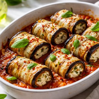 Image of Eggplant Aubergine Rolatini