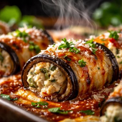 Image of Eggplant Aubergine Rollatini