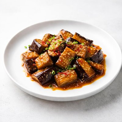 Image of Eggplant Aubergine Sweet Sour Yummy