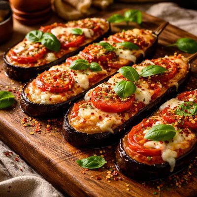 Image of Eggplant Baked with Tomato