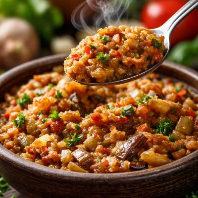 Image of Whole30 Eggplant Ikra