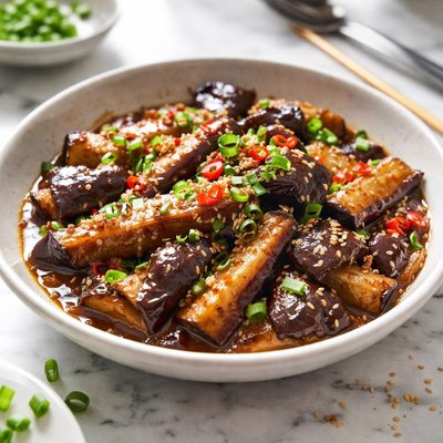 Image of Eggplant in Garlic Sauce
