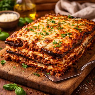 Image of Eggplant Meat Lasagna
