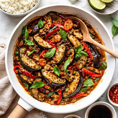 Image of Eggplant Thai Stir Fry