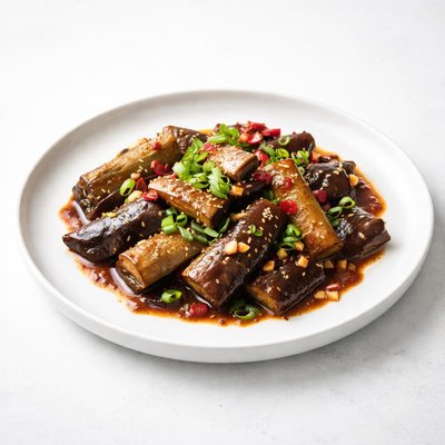 Image of Eggplant with Garlic Sauce