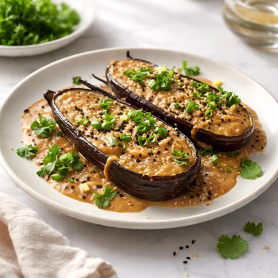 Image of Eggplant with Sesame Sauce