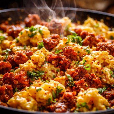 Image of Eggs and Chorizo